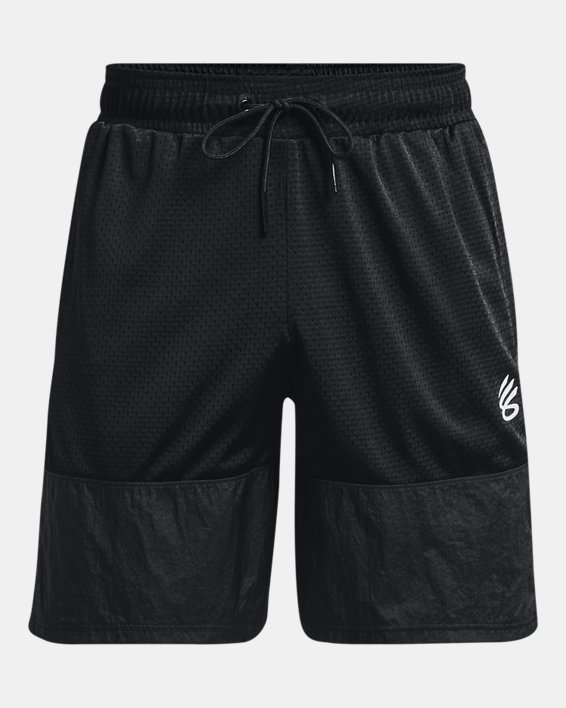 Men's Curry Woven Mix Shorts in Black image number 4